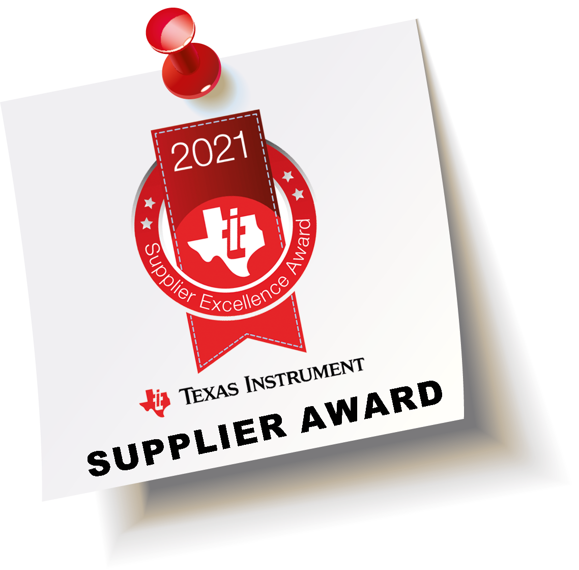 Texas Instruments Supplier Award